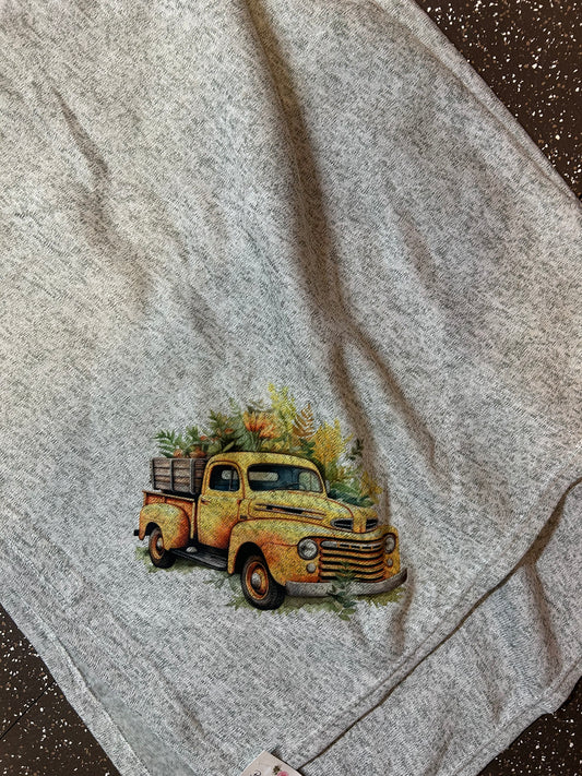 Yellow truck blanket