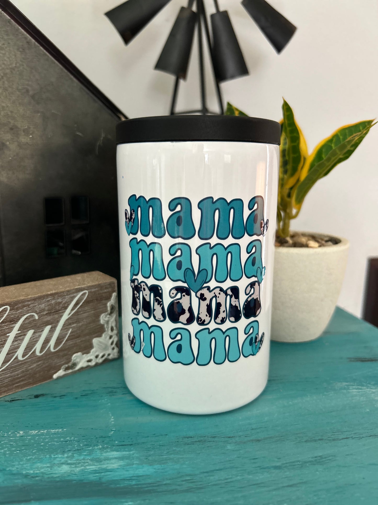 Mama stainless koozie